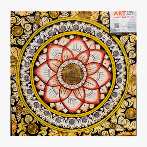 Sacred Lotus Mandala: Kandy Tradition